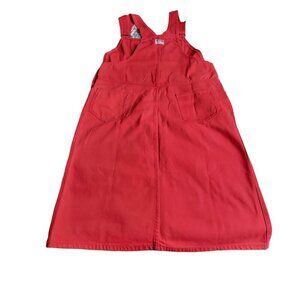 Vintage San Francisco Overall Company Red Denim Dress - Size 32